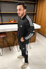 Black Ads Pocket Sleeves Tracksuit